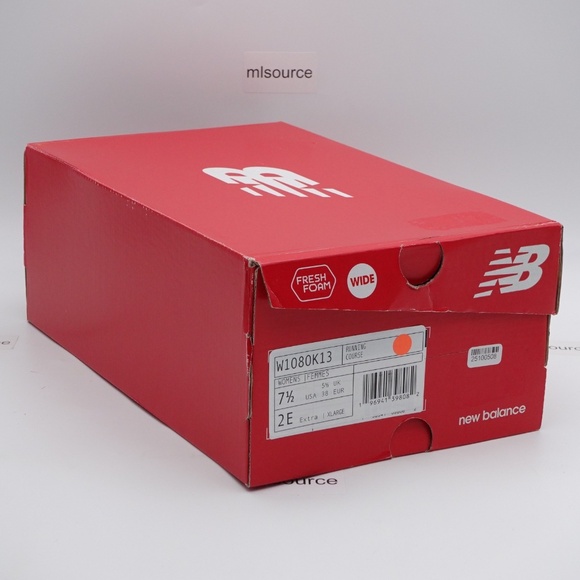 Size 7.5 XWIDE 2E Women's New Balance Fresh Foam 1080 V13 Running Shoes W1080K13 - Picture 12 of 12